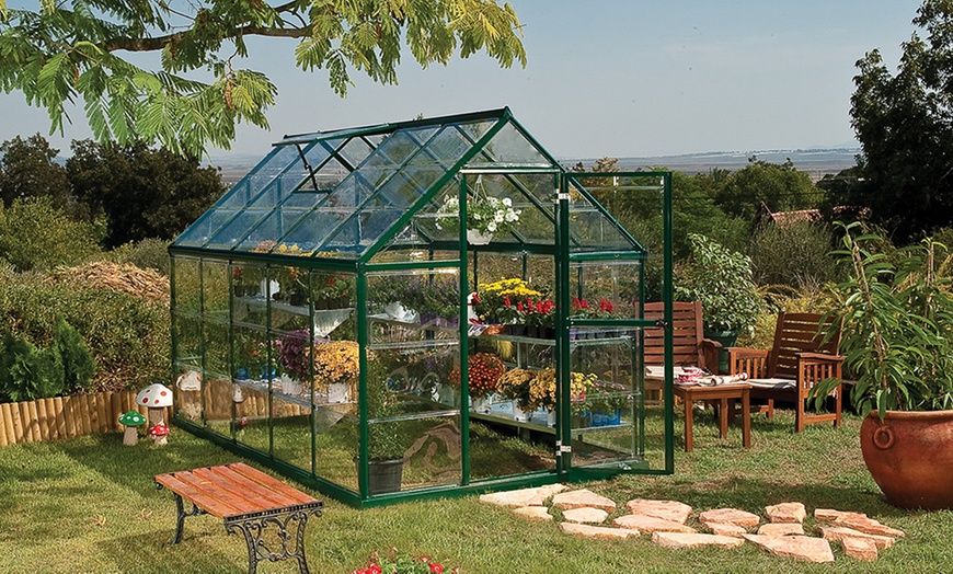 Image 7: Palram Harmony Greenhouse