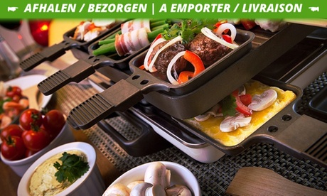 Panier barbecue ou raclette et légumes pour 2 à 4 personnes à emporter à la boucherie Karel & Herlinde à Willebroek