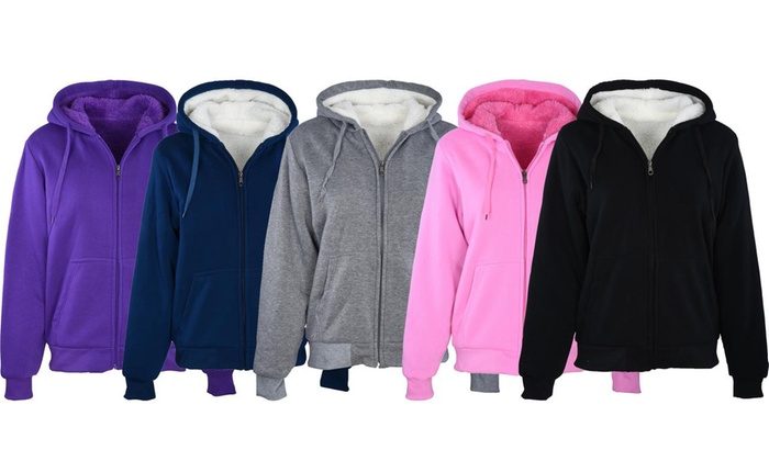 womens fleece hoodie with zipper