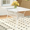 Image 3: Garden Outdoor Cast Aluminum Vintage Bistro Table 