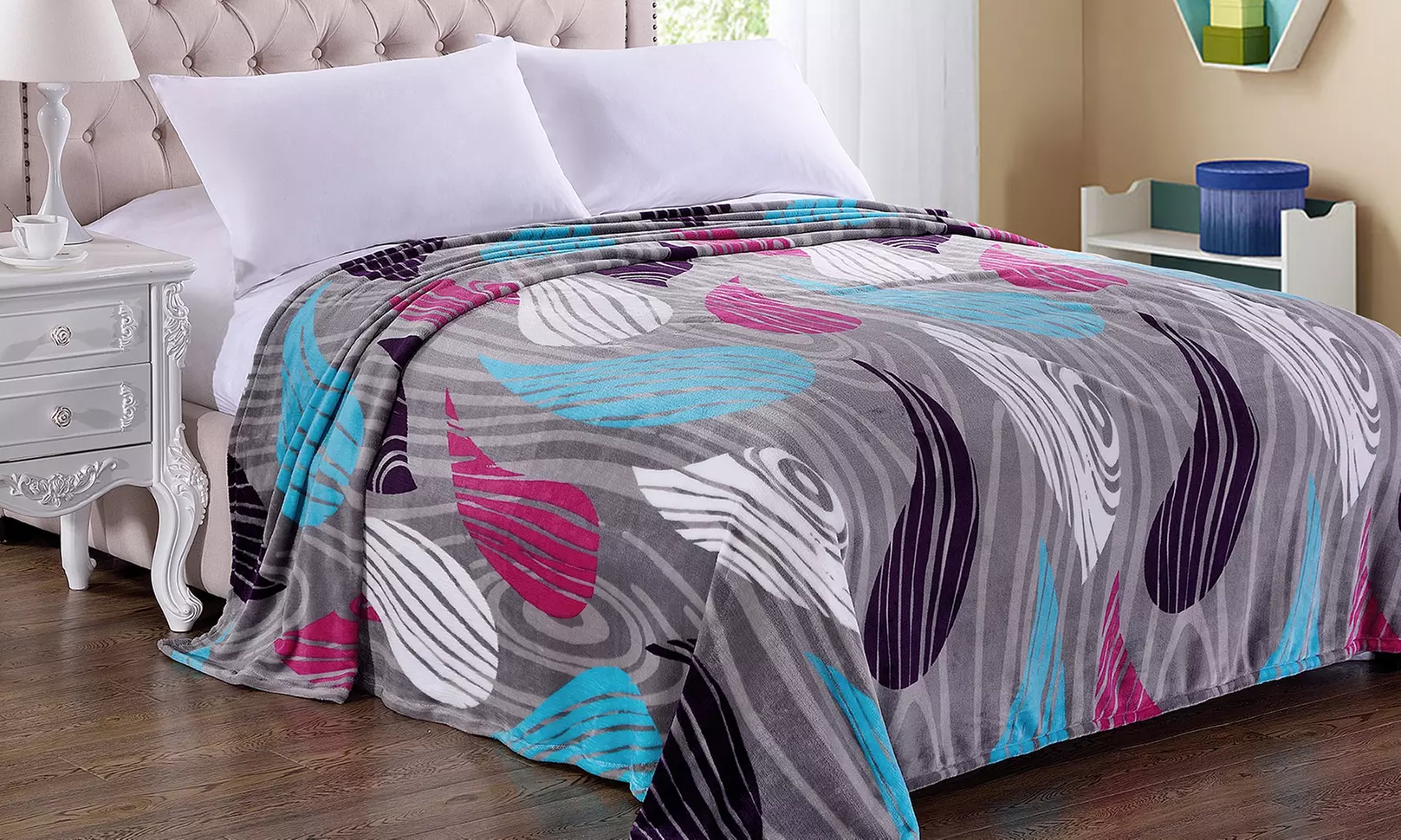 Luxury Home Micro Plush Printed Blanket - Primary Image