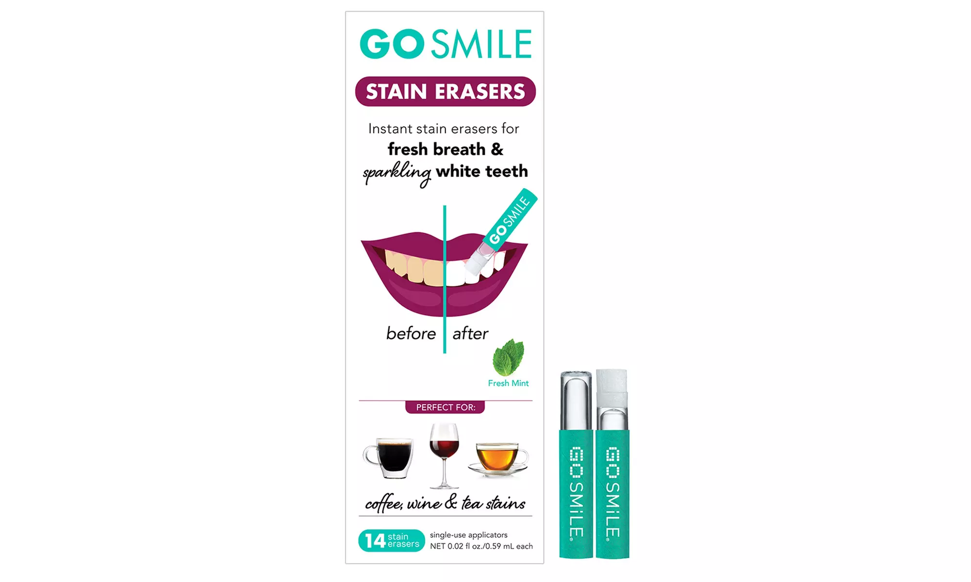 Go Smile Stain Eraser Touch-Ups (14-Pack) - Primary Image