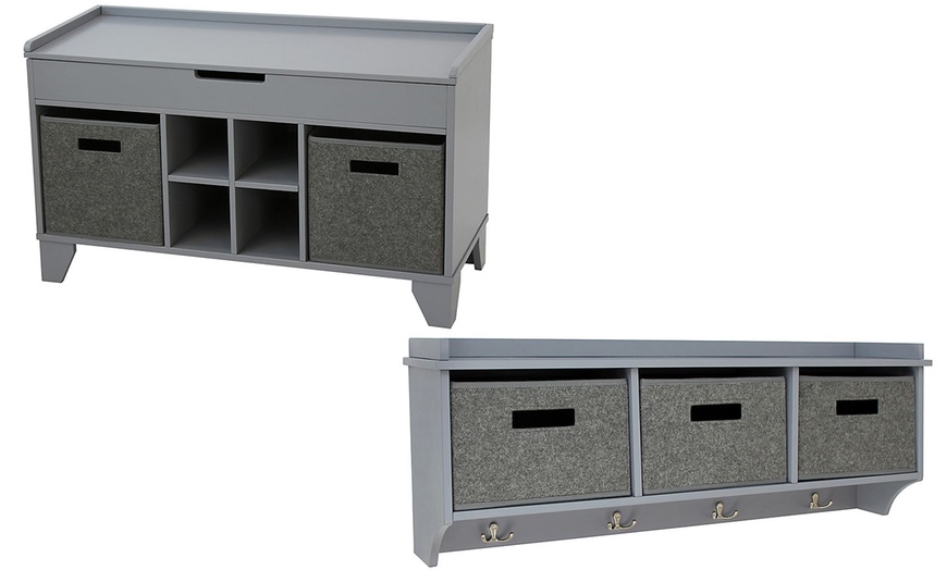 Image 1: Hallway Storage Furniture