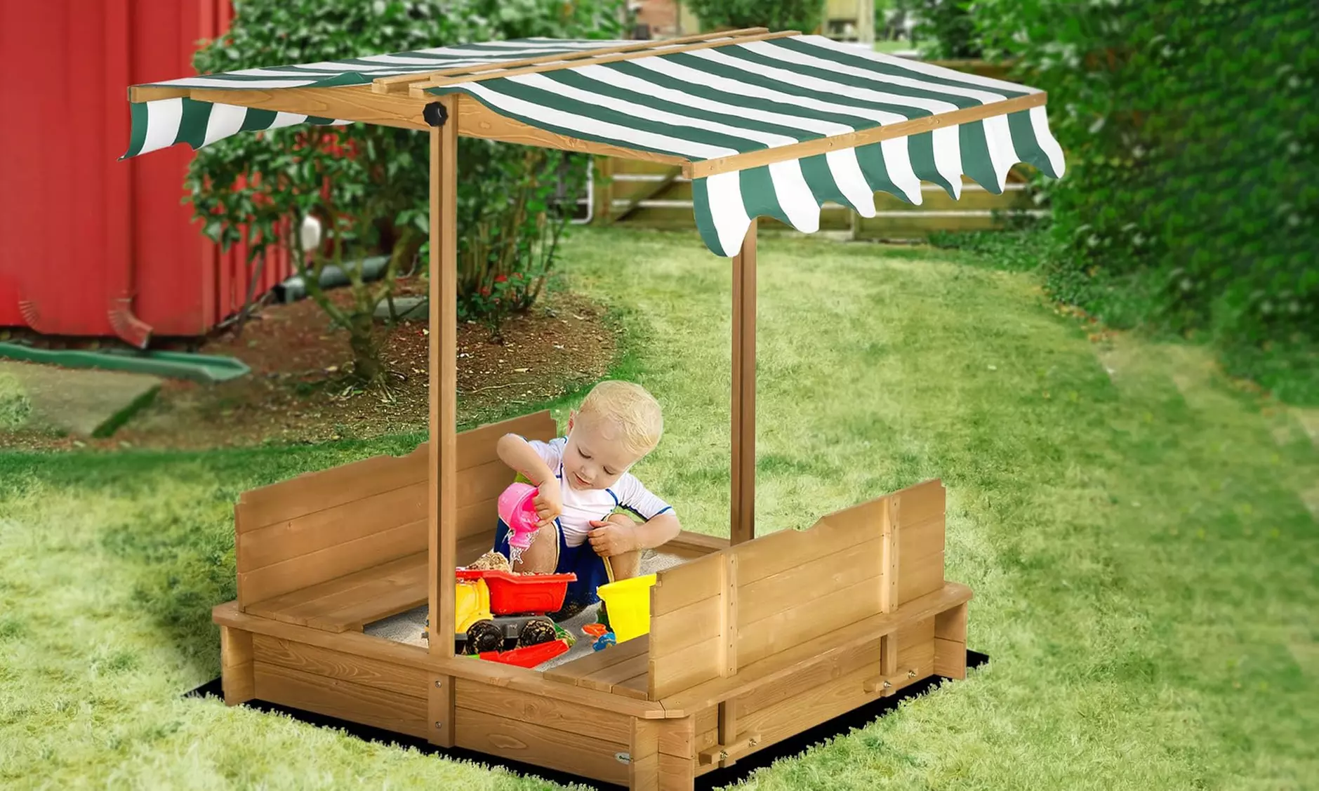 Outsunny Kid's Sandpit Sandbox Selection
