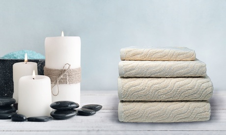 2 o 10 asciugamani o teli in spugna disponibili in vari colori