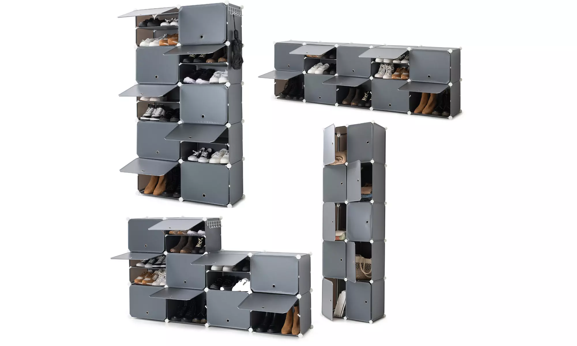 Innovagoods modulares Schuhregal