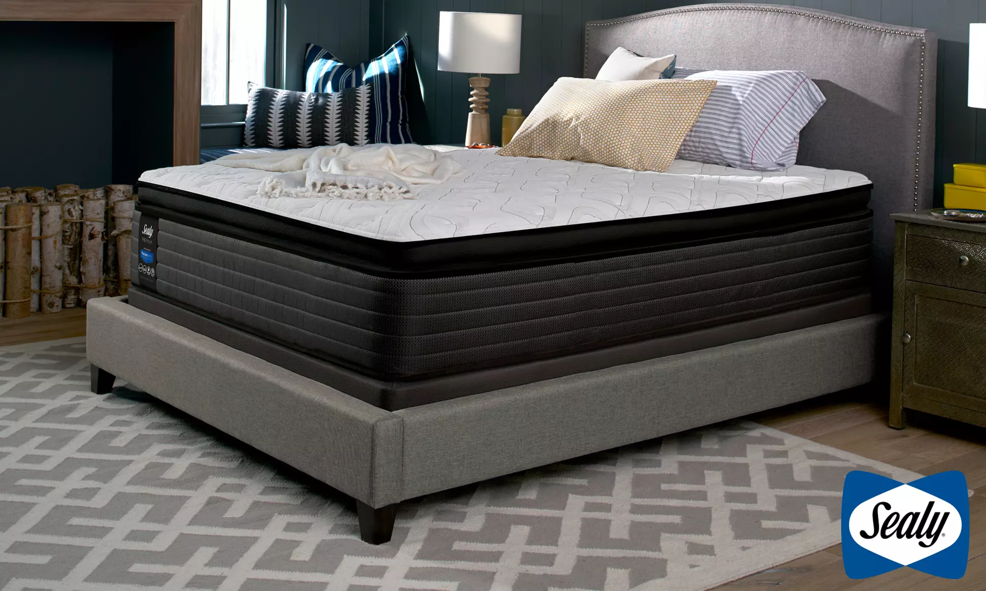 Sealy Response Performance 14" Cushion Firm or Plush Pillowtop Mattress Set with Posturepedic Technology™ - Primary Image