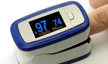Pulsossimetro portatile da dito con display digitale