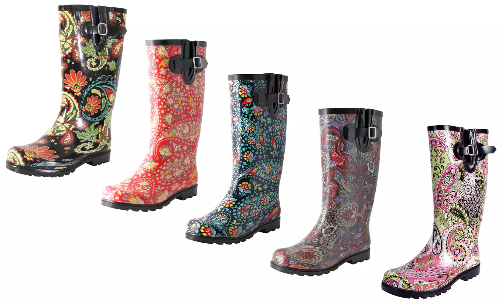 Nomad Footwear Women's Printed Paisley Rain Boots - Primary Image