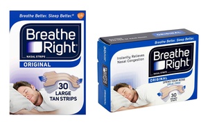 Up to 90 Breathe Right Nasal Strips