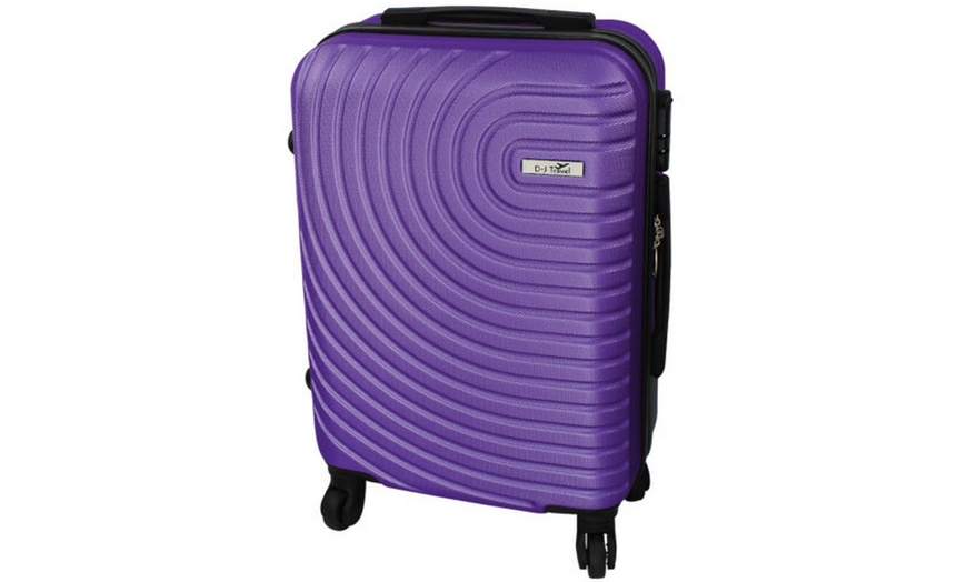 Image 9: 18'' Cabin Suitcase - ABS Hard Shell, Spinner Wheels, Lock
