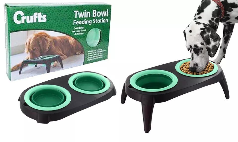 Double gamelles pour chien Crufts - Second Medium