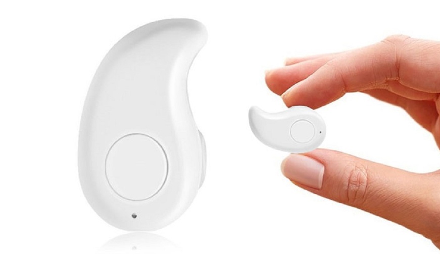 Image 11: Ultra-Mini Wireless Bluetooth Headset for Smartphones and iPhones