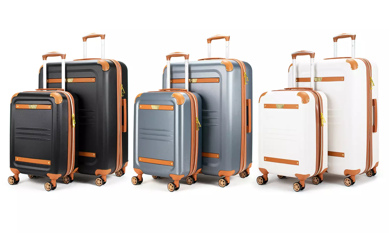 19V69 Italia Vintage Expandable Hardsided Spinner Luggage Set (2-Piece) - Primary Image