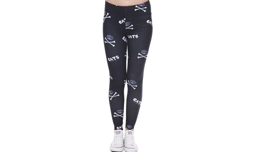 Image 25: Kukubird Novelty Leggings