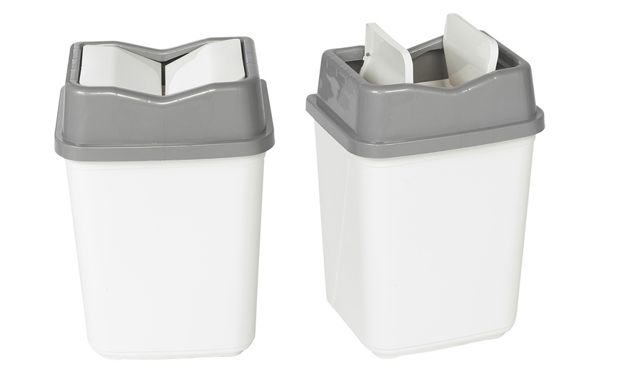 Image 4: Plastic Kitchen Waste Bins