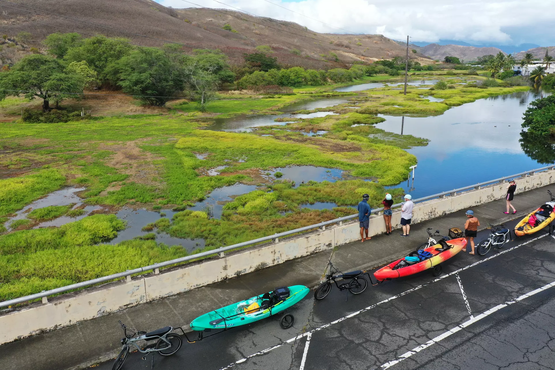 Explore Oahu's Pristine Waters: Guided Kayak and E Bike Tour to Popoia Island with Marine Life Encounters - Second Medium