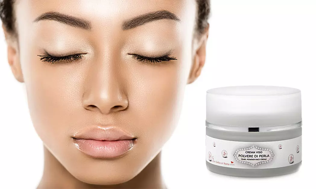 1, 2 ou 3 crèmes anti-âge visage à la Poudre de Perle , acide hyaluronique, collagène et vitamine E efory cosmetics - Primary Image