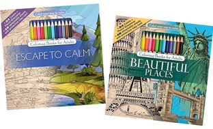 Adult Coloring Book Bundle (2-Piece)