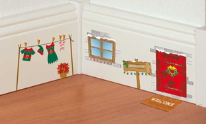 Reusable Elf Wall Stickers Set