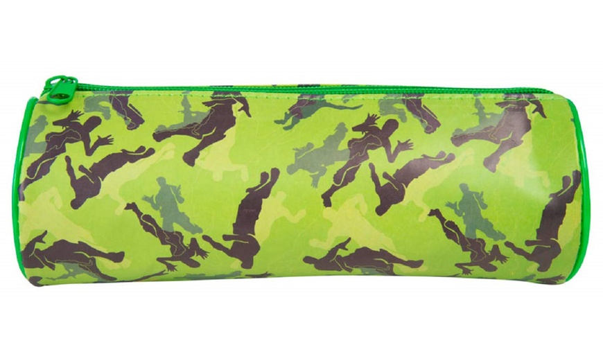 Image 6: Fortnite Camo Barrel Pencil Case