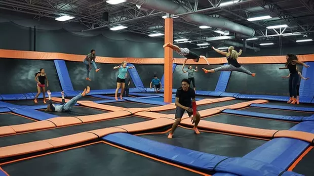 90-Minute Jump Pass (Any Day), Admission to GLOW Night Or Gold Party Package (17% Off) - Primary Image