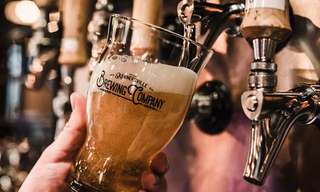 Flights, Pints, and $5 Merchandise Credit for One, Two, or Four at Kernersville Brewing Company (Up to 43% Off) - Primary Image