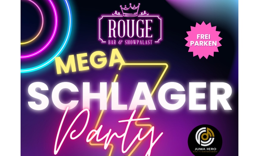 Image 2: „Schlagerparty“ im Rouge Bar & Showpalast: 1 oder 2 Tickets am 22.03.