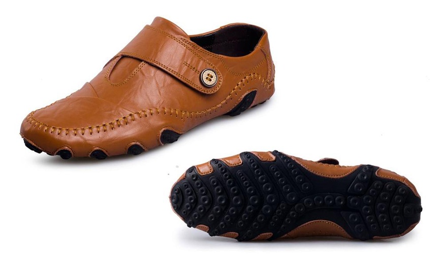 Image 7: Men's Cowhide Leather Shoes