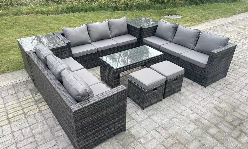Image 2: Fimous Outdoor-Lounge Gartenmöbel-Set