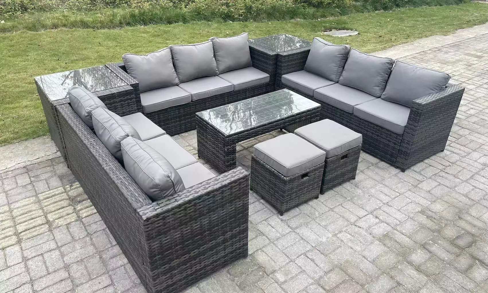 Fimous Outdoor-Lounge Gartenmöbel-Set