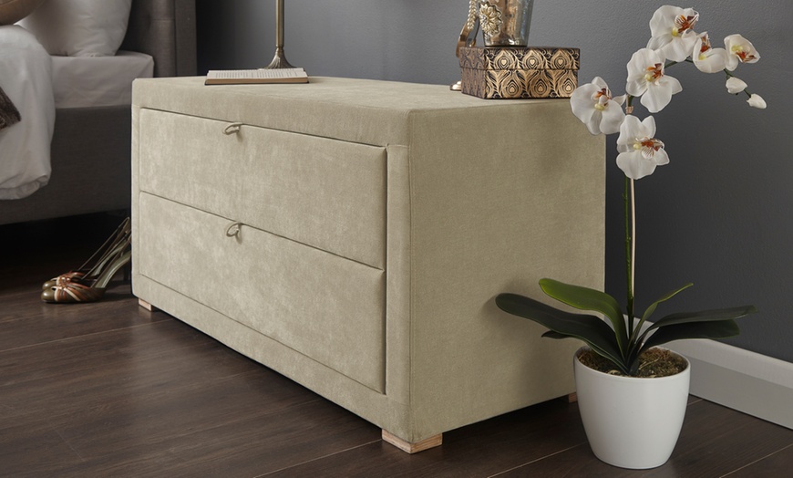 Image 9: Two-Drawer Storage Ottoman in 2 Colours