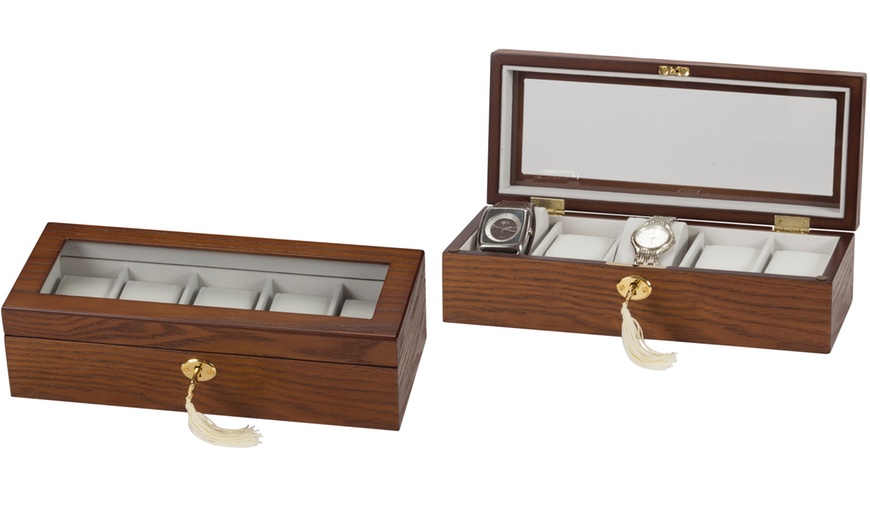 Image 6: Mele & Co Wooden Watch Box