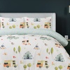 Image 1: Luxury Soft Reversible Camping Retreat Duvet Cover and Pillowcases