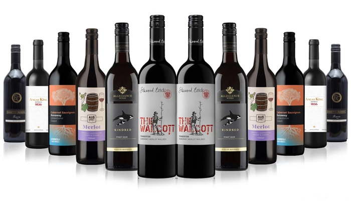 12-Bottle Case of Mixed Premium Red Wines