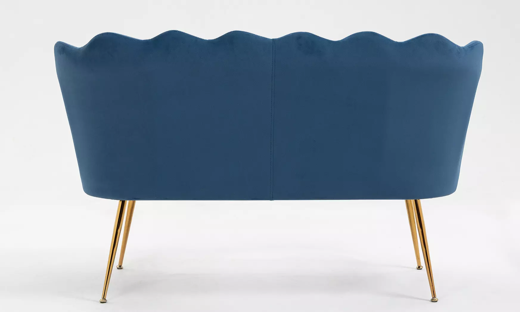 Divano a due posti a forma di conchiglia