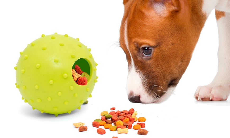 Image 1: Play and Treat Ball for Dogs