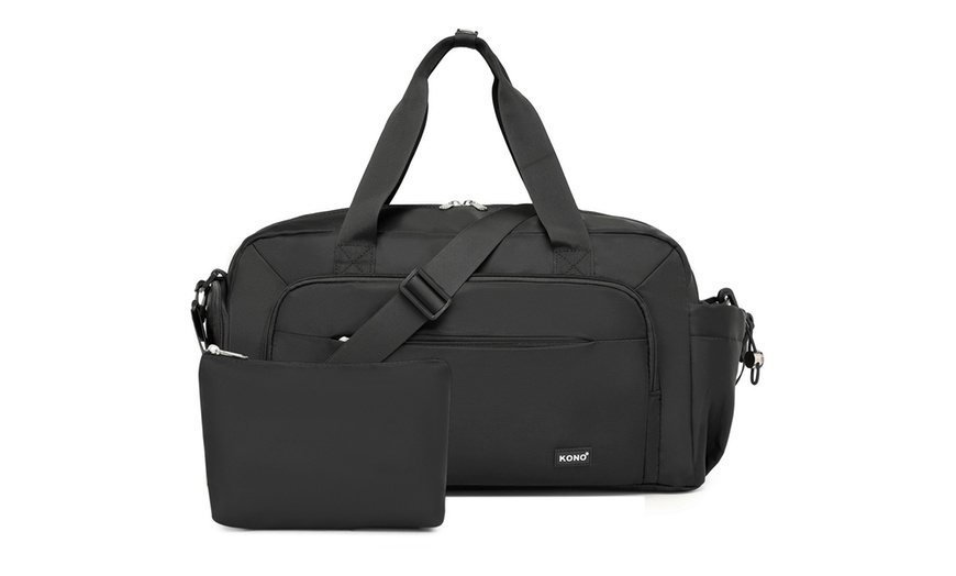 Image 13: Ensemble deux pièces sac de voyage multi-compartiments 