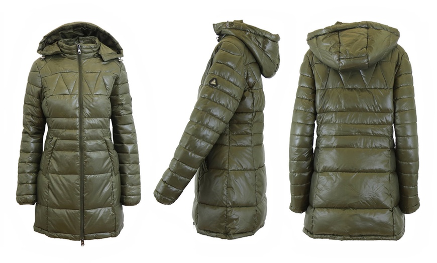 Image 6: Galaxy Spire Women's Silhouette Puffer Jackets. Plus Sizes Available.