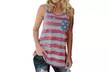 Haute Edition Women's Patriot American Flag Election 2020 Tops. Plus Size Available. - Second Medium