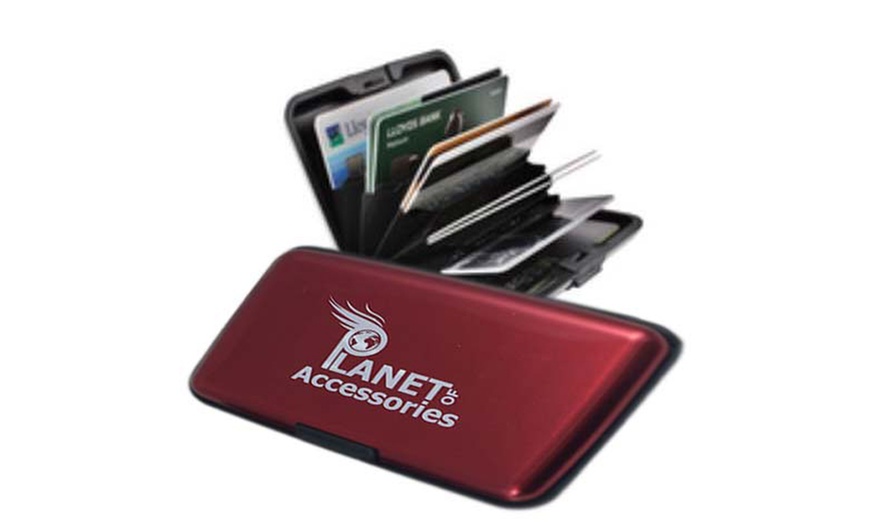 Image 14: One or Two Aluminium Card Wallets