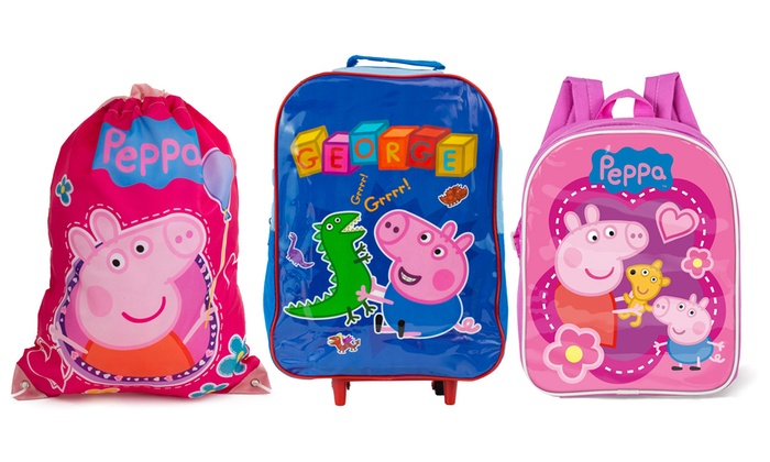 peppa pig trolley bag