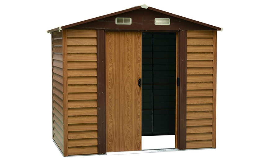 Image 34: Outsunny Lockable Garden Shed