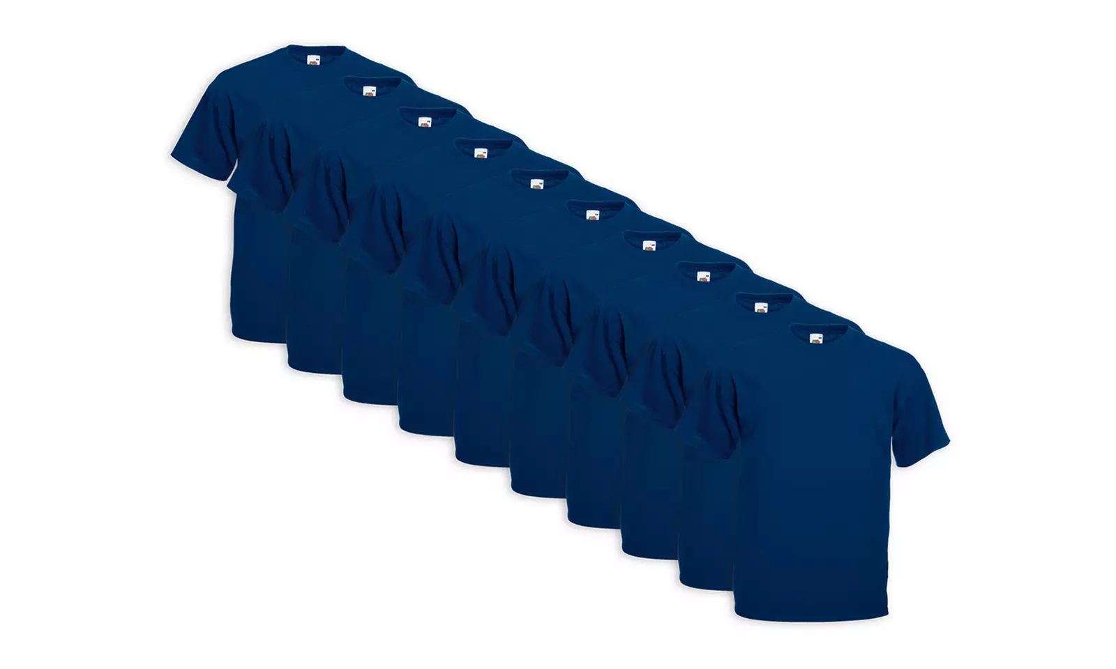 Set van 10 Fruit of The Loom T-shirts