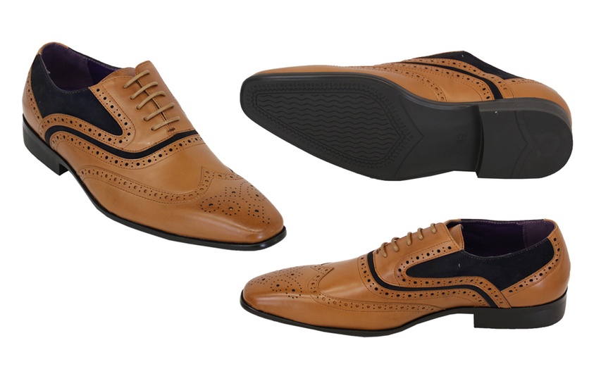 Image 7: Men's Brogue Italian Shoes