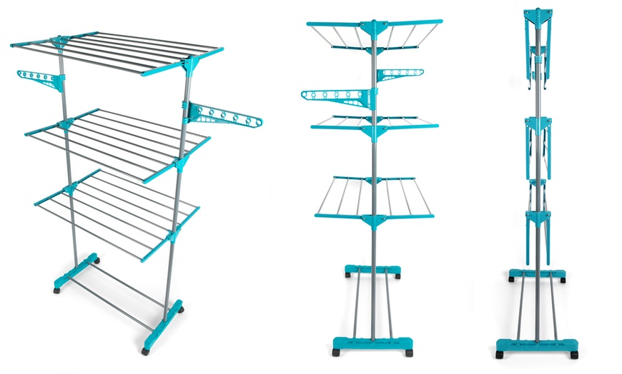 Image 1: Beldray Deluxe Three Clothes Airer
