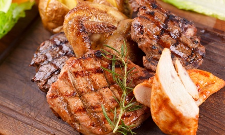 Voor 1 persoon: mixed grill inclusief friet en salade