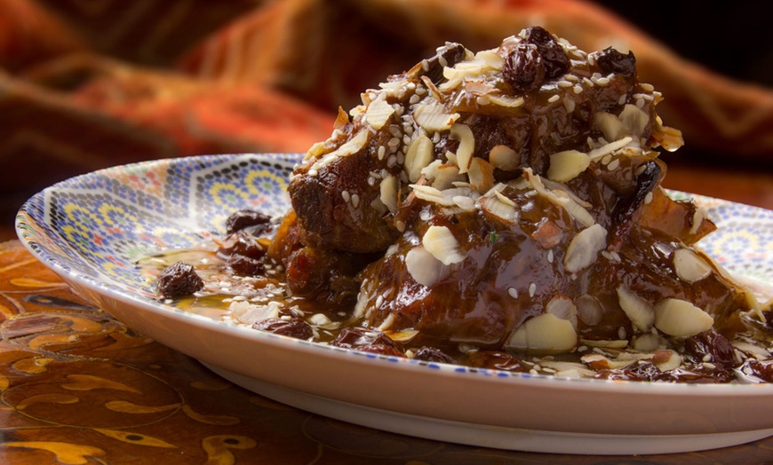 Image 4: Savor a 3-Course Moroccan Dinner with Drink for Two Four or Six