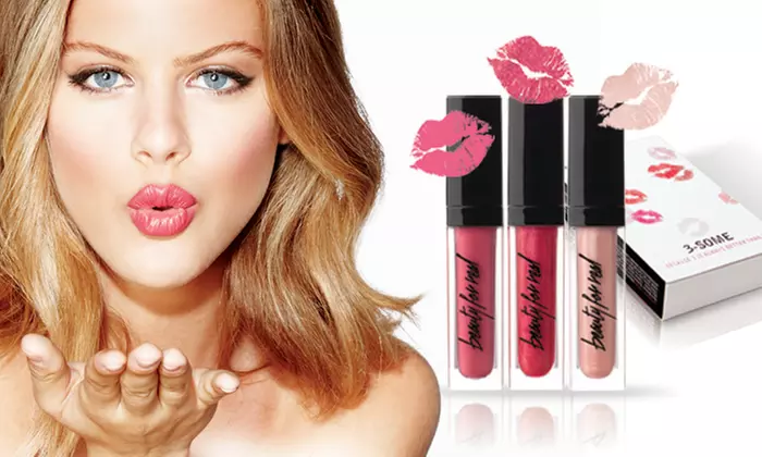 Waterproof Eyeshadow, Light-Up Lip Gloss and Makeup from Beauty For Real (Up to 55% Off). Two Options Available. - Primary Image
