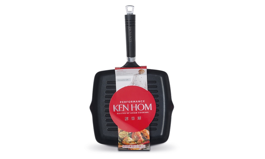 Image 3: Ken Hom Wok Set or Grill Pan